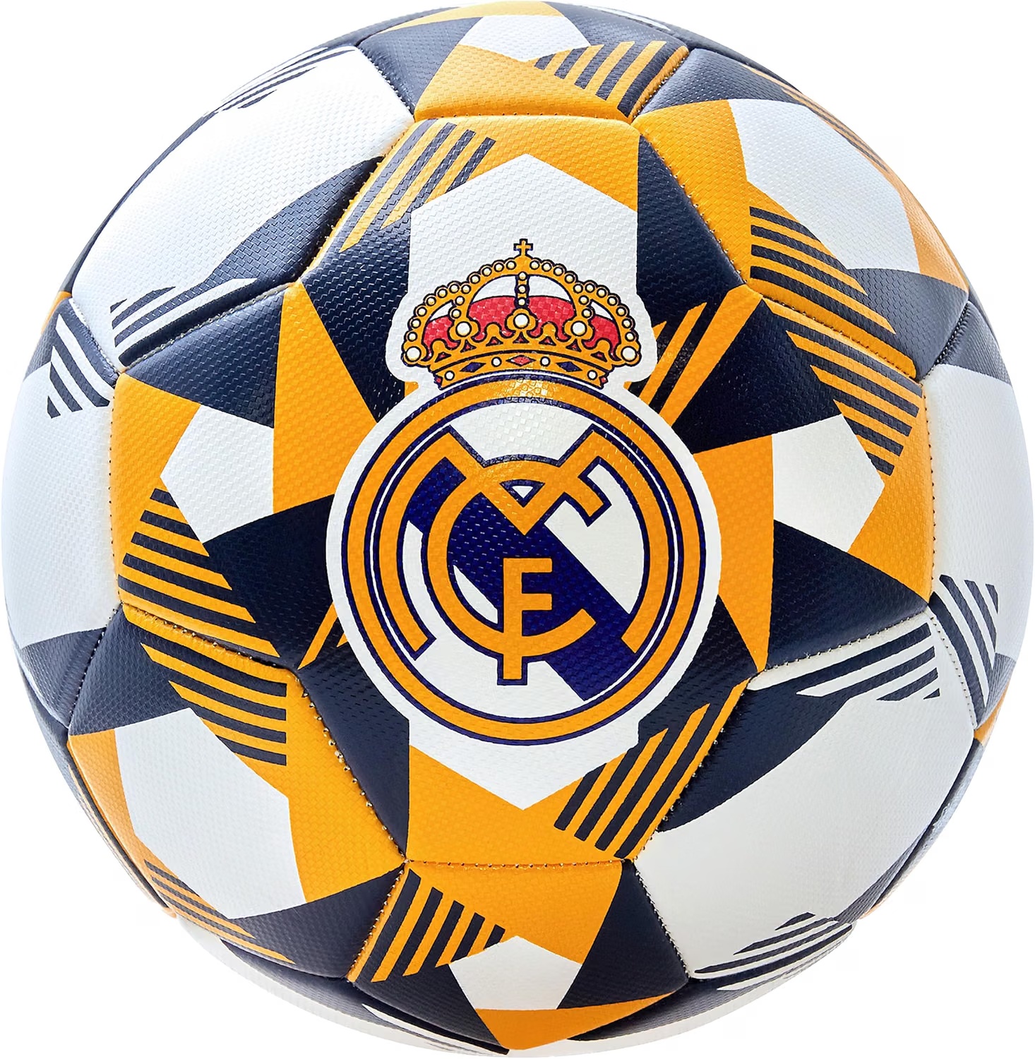 Icon Sports Officially Licensed Real Madrid CF Soccer Ball – RM90BL White Size 5